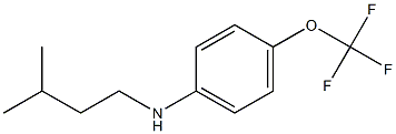 N-(3-methylbutyl)-4-(trifluoromethoxy)aniline,,结构式