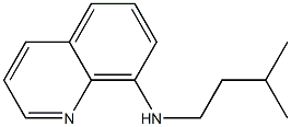 N-(3-methylbutyl)quinolin-8-amine Struktur