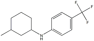 N-(3-methylcyclohexyl)-4-(trifluoromethyl)aniline Structure