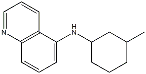 N-(3-methylcyclohexyl)quinolin-5-amine Structure