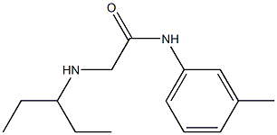  N-(3-methylphenyl)-2-(pentan-3-ylamino)acetamide