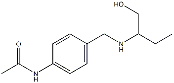 N-(4-{[(1-hydroxybutan-2-yl)amino]methyl}phenyl)acetamide Structure