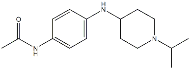 N-(4-{[1-(propan-2-yl)piperidin-4-yl]amino}phenyl)acetamide Structure