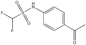 N-(4-acetylphenyl)difluoromethanesulfonamide|