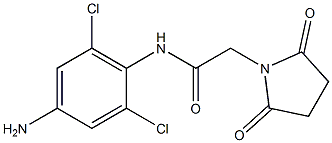 N-(4-amino-2,6-dichlorophenyl)-2-(2,5-dioxopyrrolidin-1-yl)acetamide