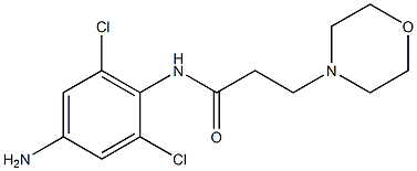  N-(4-amino-2,6-dichlorophenyl)-3-(morpholin-4-yl)propanamide