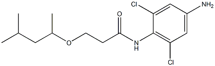 N-(4-amino-2,6-dichlorophenyl)-3-[(4-methylpentan-2-yl)oxy]propanamide|