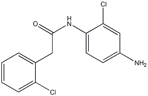 N-(4-amino-2-chlorophenyl)-2-(2-chlorophenyl)acetamide Struktur