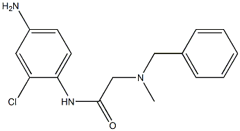 N-(4-amino-2-chlorophenyl)-2-[benzyl(methyl)amino]acetamide Structure