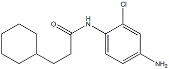 N-(4-amino-2-chlorophenyl)-3-cyclohexylpropanamide Struktur