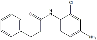 N-(4-amino-2-chlorophenyl)-3-phenylpropanamide 化学構造式
