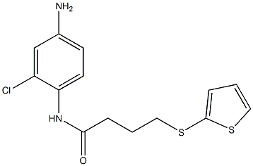 N-(4-amino-2-chlorophenyl)-4-(thiophen-2-ylsulfanyl)butanamide