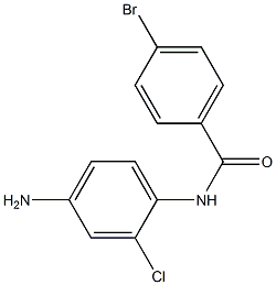 N-(4-amino-2-chlorophenyl)-4-bromobenzamide 结构式