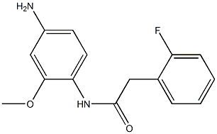 N-(4-amino-2-methoxyphenyl)-2-(2-fluorophenyl)acetamide Structure