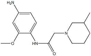  N-(4-amino-2-methoxyphenyl)-2-(3-methylpiperidin-1-yl)acetamide