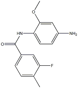 N-(4-amino-2-methoxyphenyl)-3-fluoro-4-methylbenzamide Structure