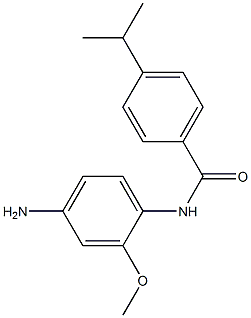 N-(4-amino-2-methoxyphenyl)-4-(propan-2-yl)benzamide Struktur