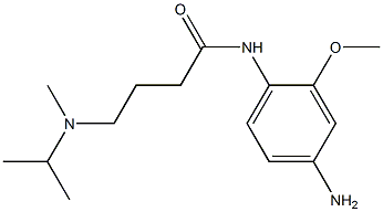 N-(4-amino-2-methoxyphenyl)-4-[isopropyl(methyl)amino]butanamide,,结构式