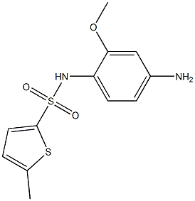 N-(4-amino-2-methoxyphenyl)-5-methylthiophene-2-sulfonamide Struktur