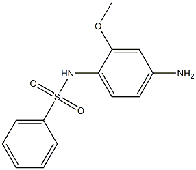 N-(4-amino-2-methoxyphenyl)benzenesulfonamide Structure