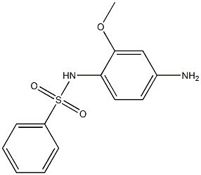 N-(4-amino-2-methoxyphenyl)benzenesulfonamide Struktur