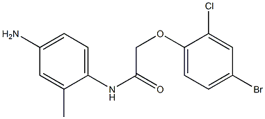 N-(4-amino-2-methylphenyl)-2-(4-bromo-2-chlorophenoxy)acetamide