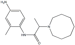 N-(4-amino-2-methylphenyl)-2-(azocan-1-yl)propanamide Structure