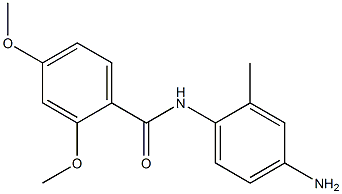 N-(4-amino-2-methylphenyl)-2,4-dimethoxybenzamide 化学構造式