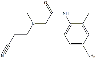  N-(4-amino-2-methylphenyl)-2-[(2-cyanoethyl)(methyl)amino]acetamide