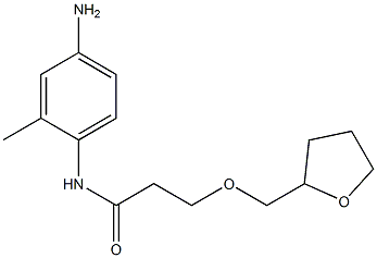 N-(4-amino-2-methylphenyl)-3-(oxolan-2-ylmethoxy)propanamide Structure