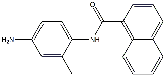 N-(4-amino-2-methylphenyl)naphthalene-1-carboxamide Struktur
