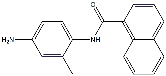 N-(4-amino-2-methylphenyl)naphthalene-1-carboxamide,,结构式