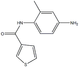 N-(4-amino-2-methylphenyl)thiophene-3-carboxamide Structure