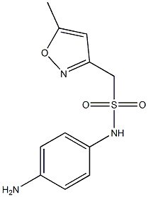 N-(4-aminophenyl)-1-(5-methyl-1,2-oxazol-3-yl)methanesulfonamide Struktur