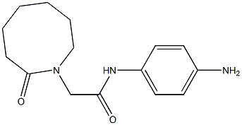 N-(4-aminophenyl)-2-(2-oxoazocan-1-yl)acetamide Struktur