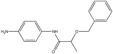 N-(4-aminophenyl)-2-(benzyloxy)propanamide Struktur