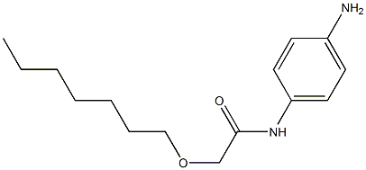 N-(4-aminophenyl)-2-(heptyloxy)acetamide Struktur