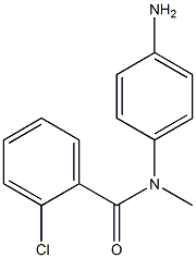 N-(4-aminophenyl)-2-chloro-N-methylbenzamide Structure