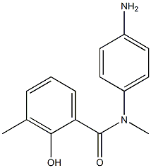 N-(4-aminophenyl)-2-hydroxy-N,3-dimethylbenzamide,,结构式