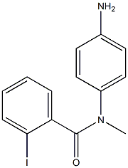 N-(4-aminophenyl)-2-iodo-N-methylbenzamide 结构式