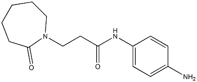 N-(4-aminophenyl)-3-(2-oxoazepan-1-yl)propanamide Structure