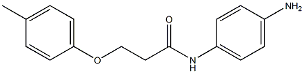 N-(4-aminophenyl)-3-(4-methylphenoxy)propanamide Struktur