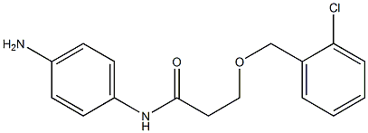 N-(4-aminophenyl)-3-[(2-chlorophenyl)methoxy]propanamide