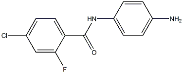 N-(4-aminophenyl)-4-chloro-2-fluorobenzamide Struktur