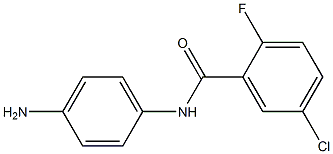 N-(4-aminophenyl)-5-chloro-2-fluorobenzamide Struktur
