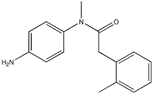 N-(4-aminophenyl)-N-methyl-2-(2-methylphenyl)acetamide Struktur