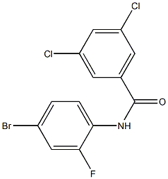 N-(4-bromo-2-fluorophenyl)-3,5-dichlorobenzamide|