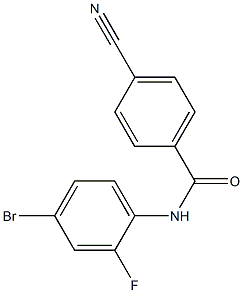  N-(4-bromo-2-fluorophenyl)-4-cyanobenzamide