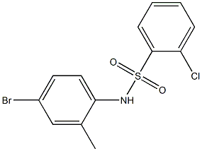 N-(4-bromo-2-methylphenyl)-2-chlorobenzene-1-sulfonamide