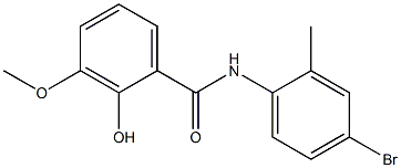 N-(4-bromo-2-methylphenyl)-2-hydroxy-3-methoxybenzamide Structure